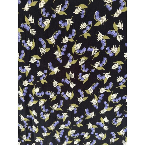 Carole Little Purple Floral Top Women’s Petite Size 8P Blouse Short Sleeve VTG - Picture 6 of 8